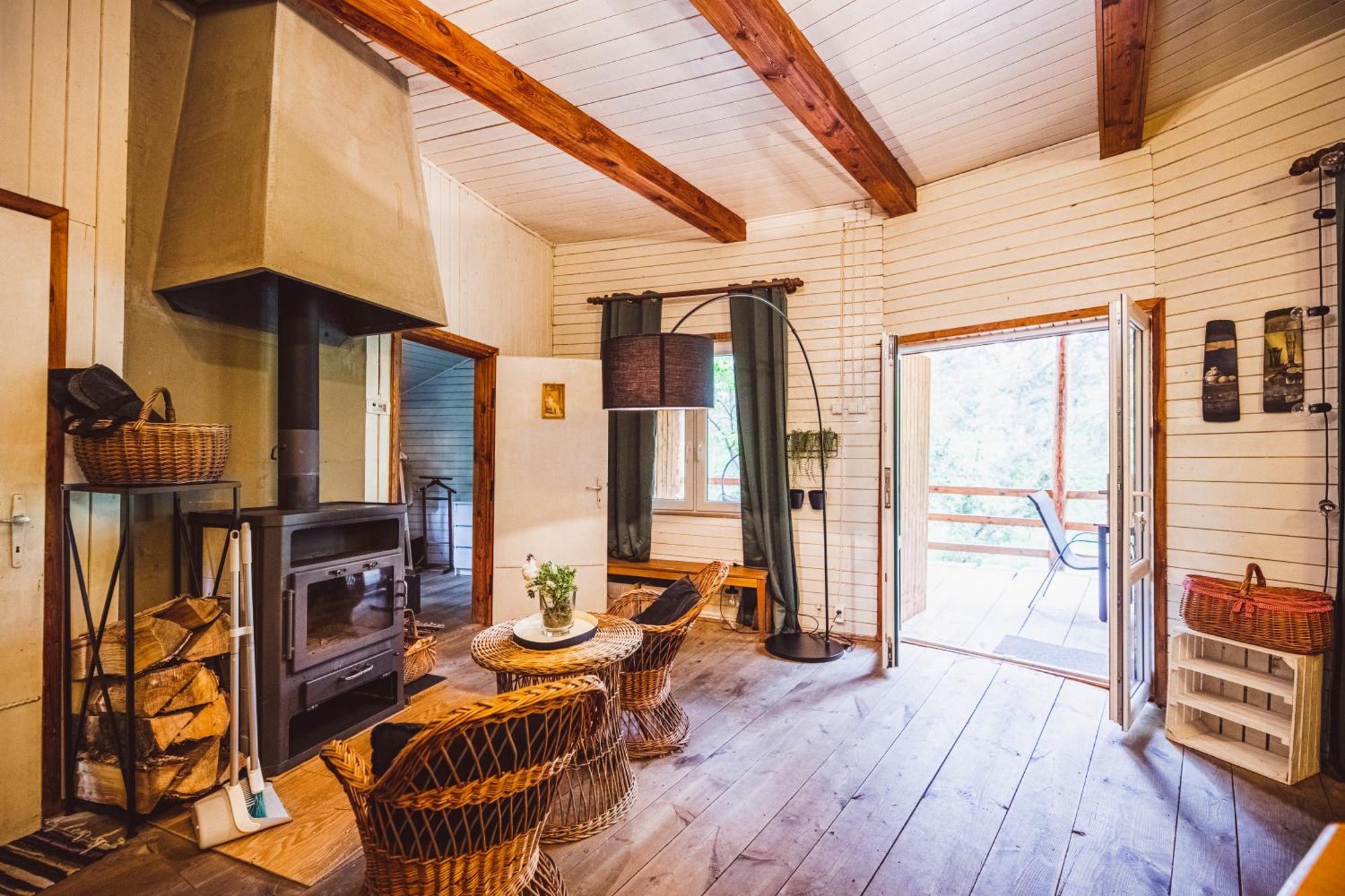 Cozy Nature Retreat With Patio Fireplace Garden Maciejowice Εξωτερικό φωτογραφία